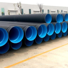 SN4 SN8 SN16 18inch 24inch hdpe double wall corrugated PE drainage pipe dwc hdpe plastic culvert pipe